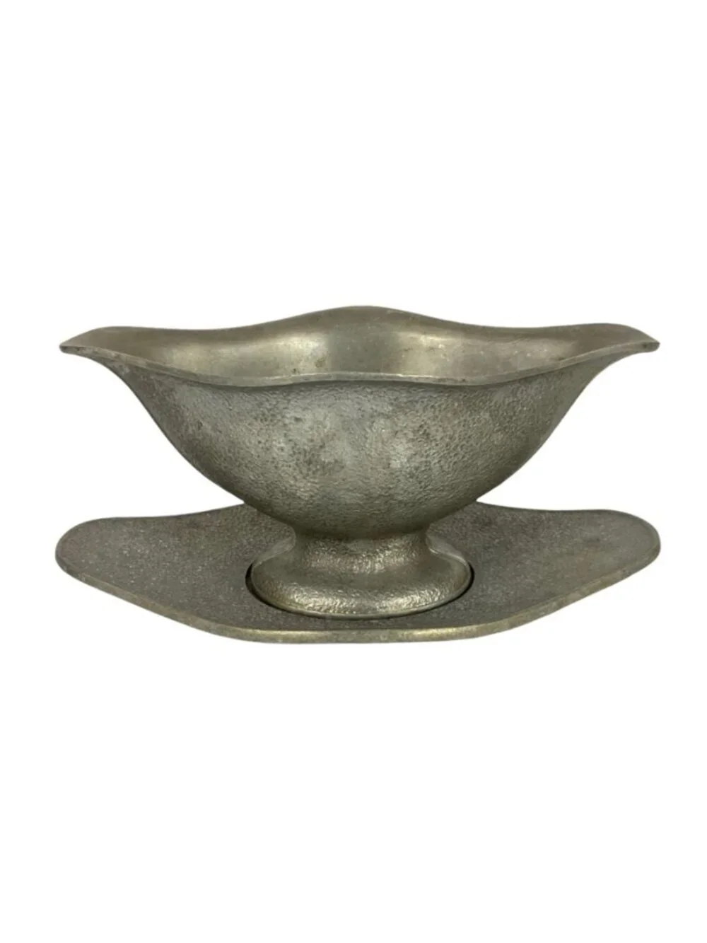 Guardian Service Aluminum Gravy Boat With Drip Tray 1950s Vintage